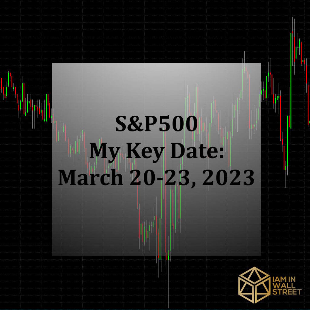 S&P500: I note a Key Date in my agenda: March 20-23, 2023. It may be important...